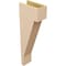 Ekena Millwork 6"W x 12"D x 36"H Thin Burlington Rough Cedar Woodgrain TimberThane Corbel, Primed Tan CORUR06X12X36BURRCPR - alternate 3